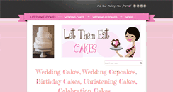 Desktop Screenshot of letthemeatcakesuk.com